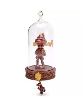 Disney Parks Sketchbook Pinocchio 85th Anniversary Glass Christmas
Ornament LE